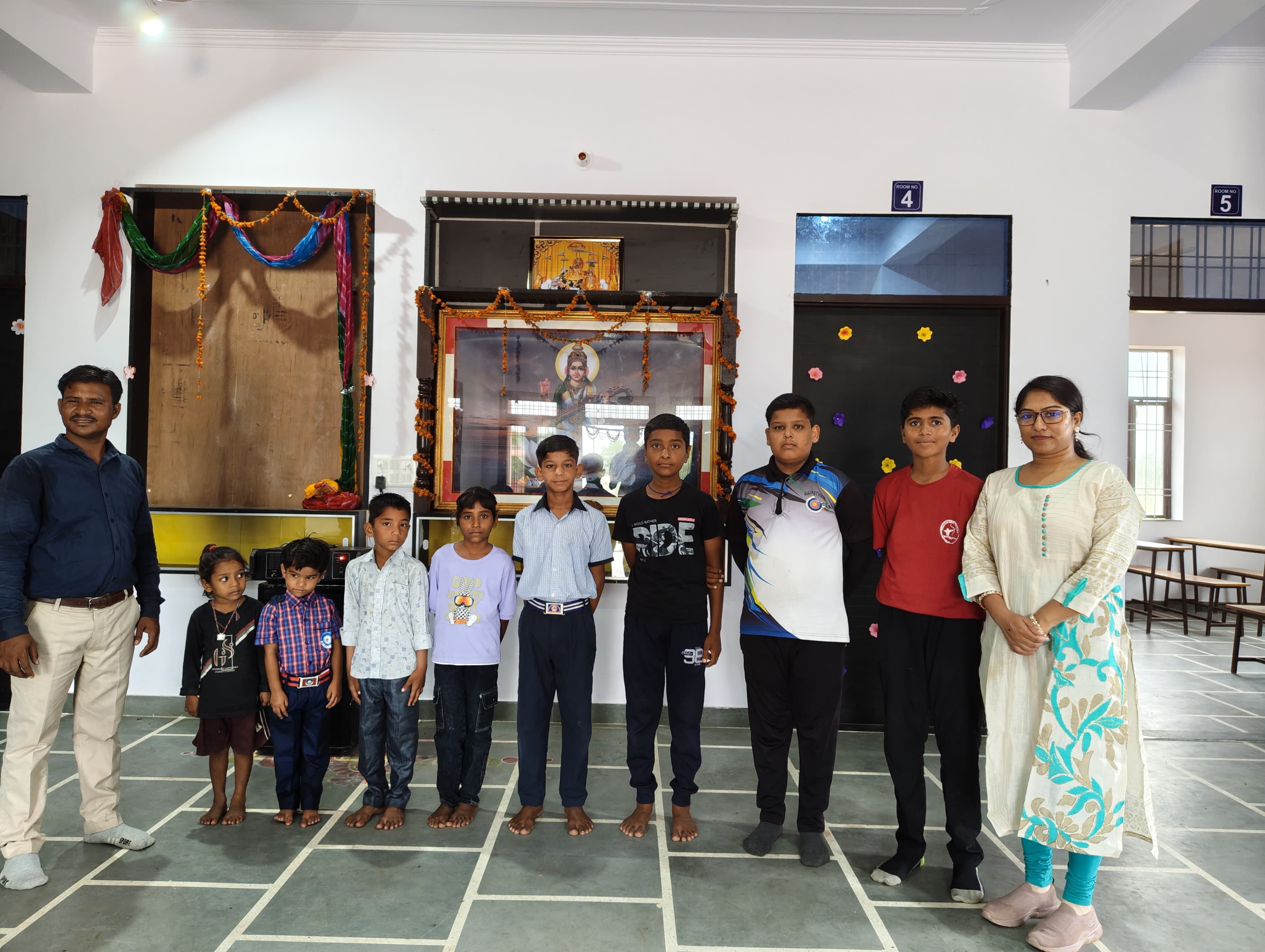 Students presenting