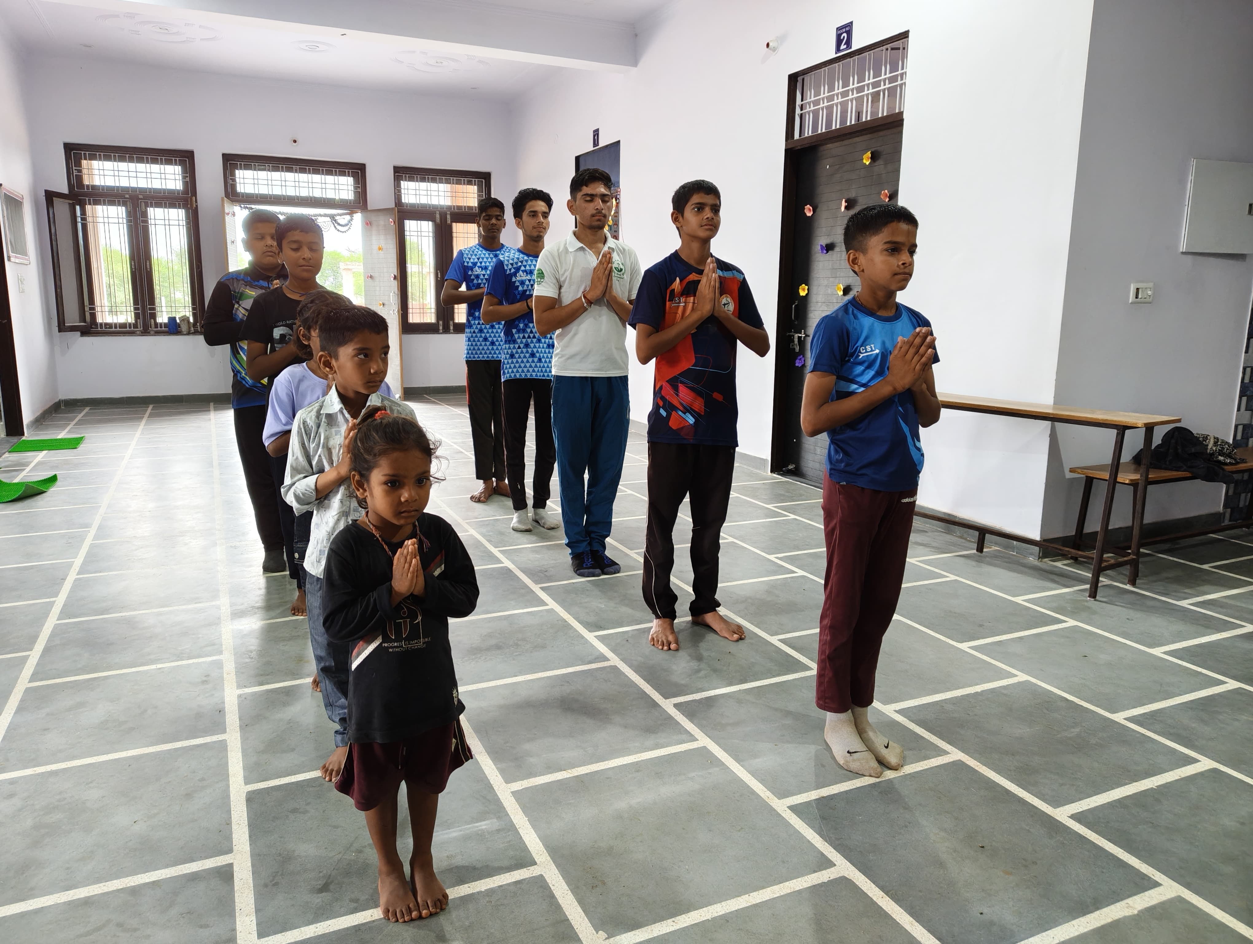 Students on field trip