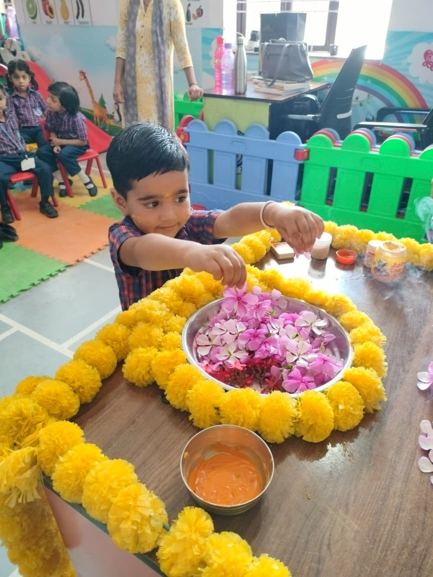 Students doing science experiment