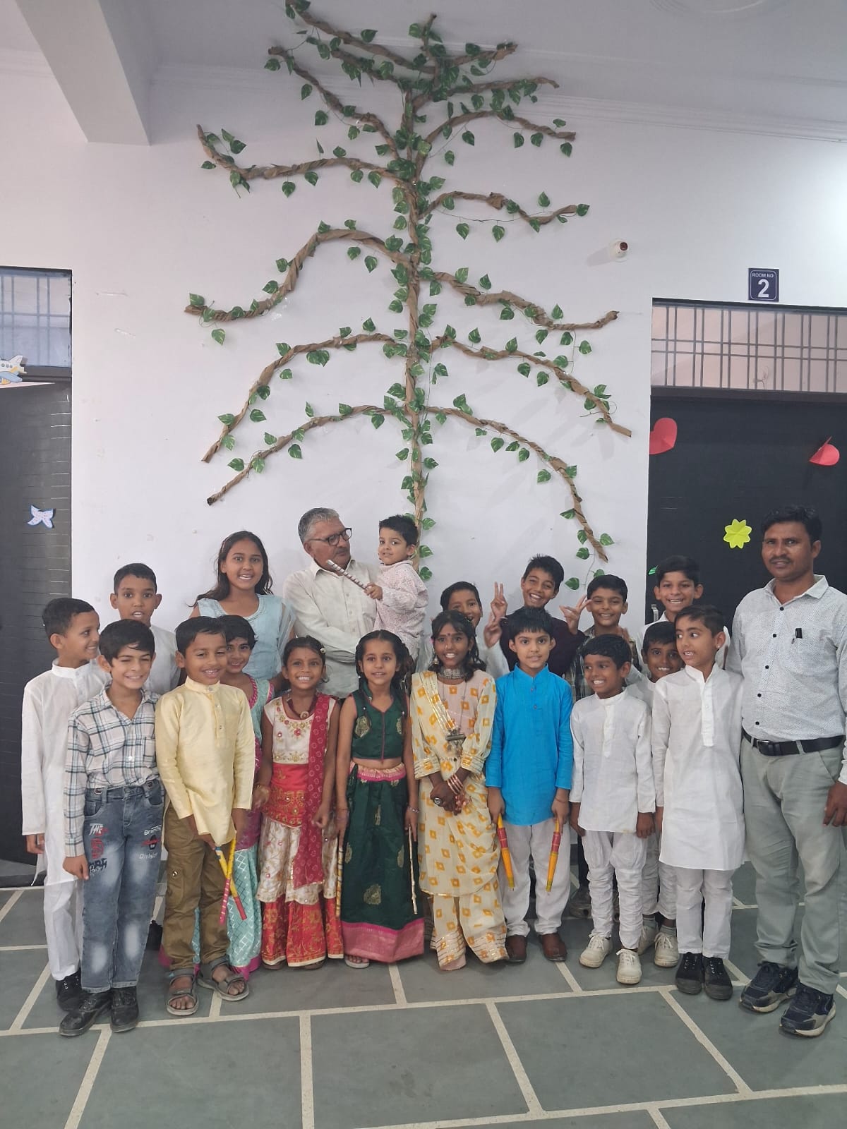 Students doing science experiment