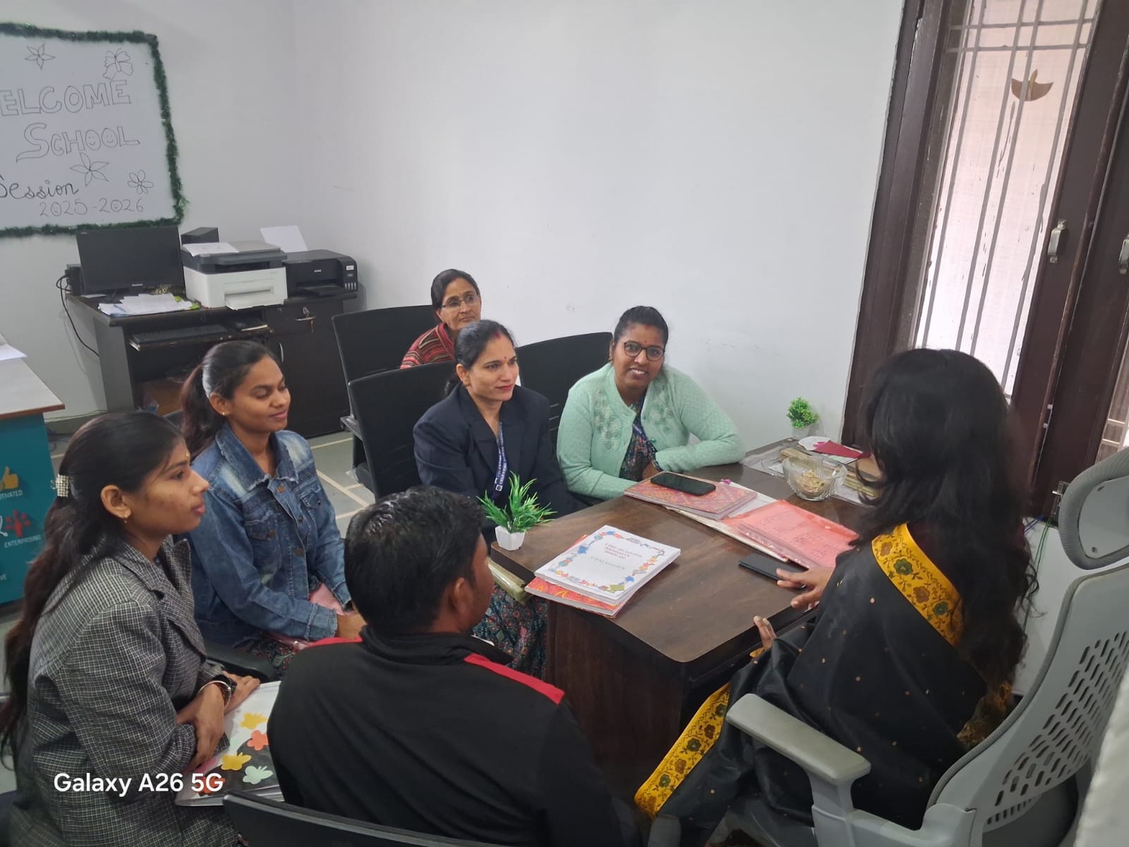 Students doing science experiment